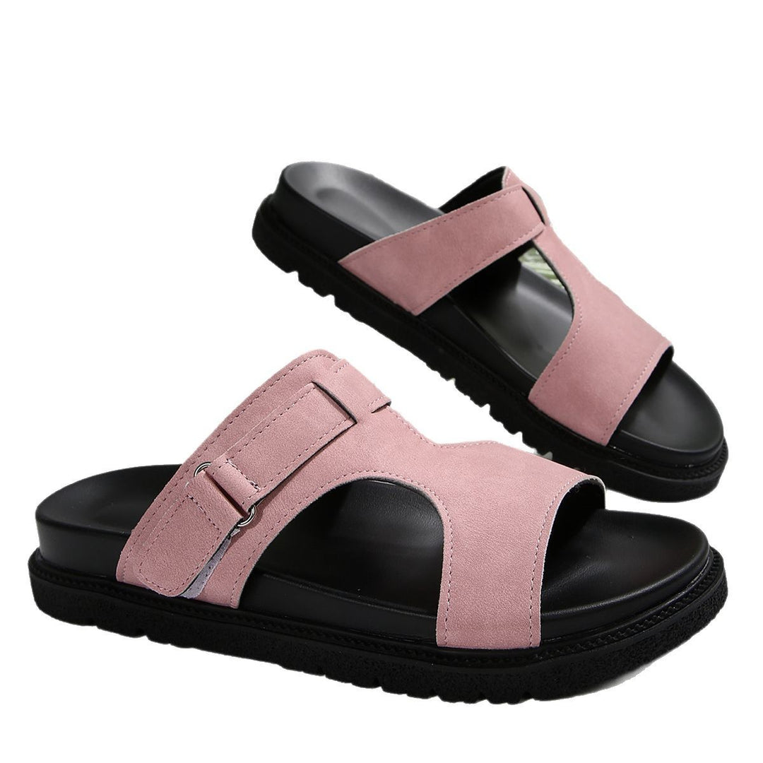 Dame moderne sandaler med justerbar rem og ergonomisk sål Stilla