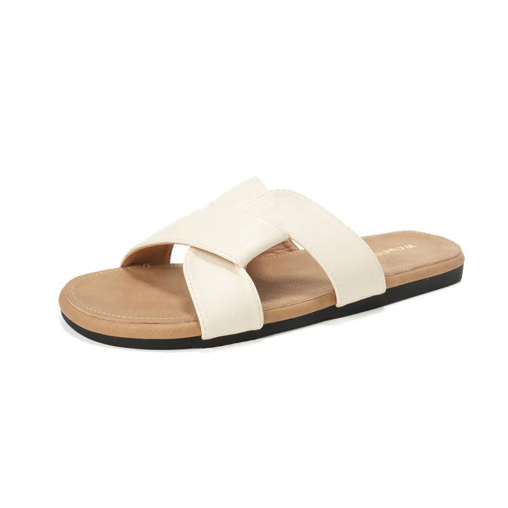 Dame justerbare krydsrem glidende sandaler Stilla