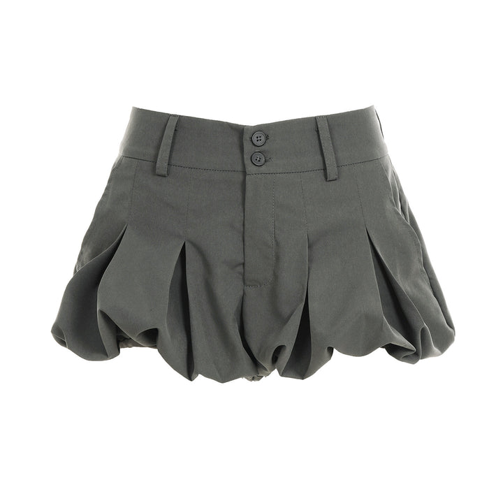 Dame Mode Falten-Shorts med temperamentfuld snit Skovae