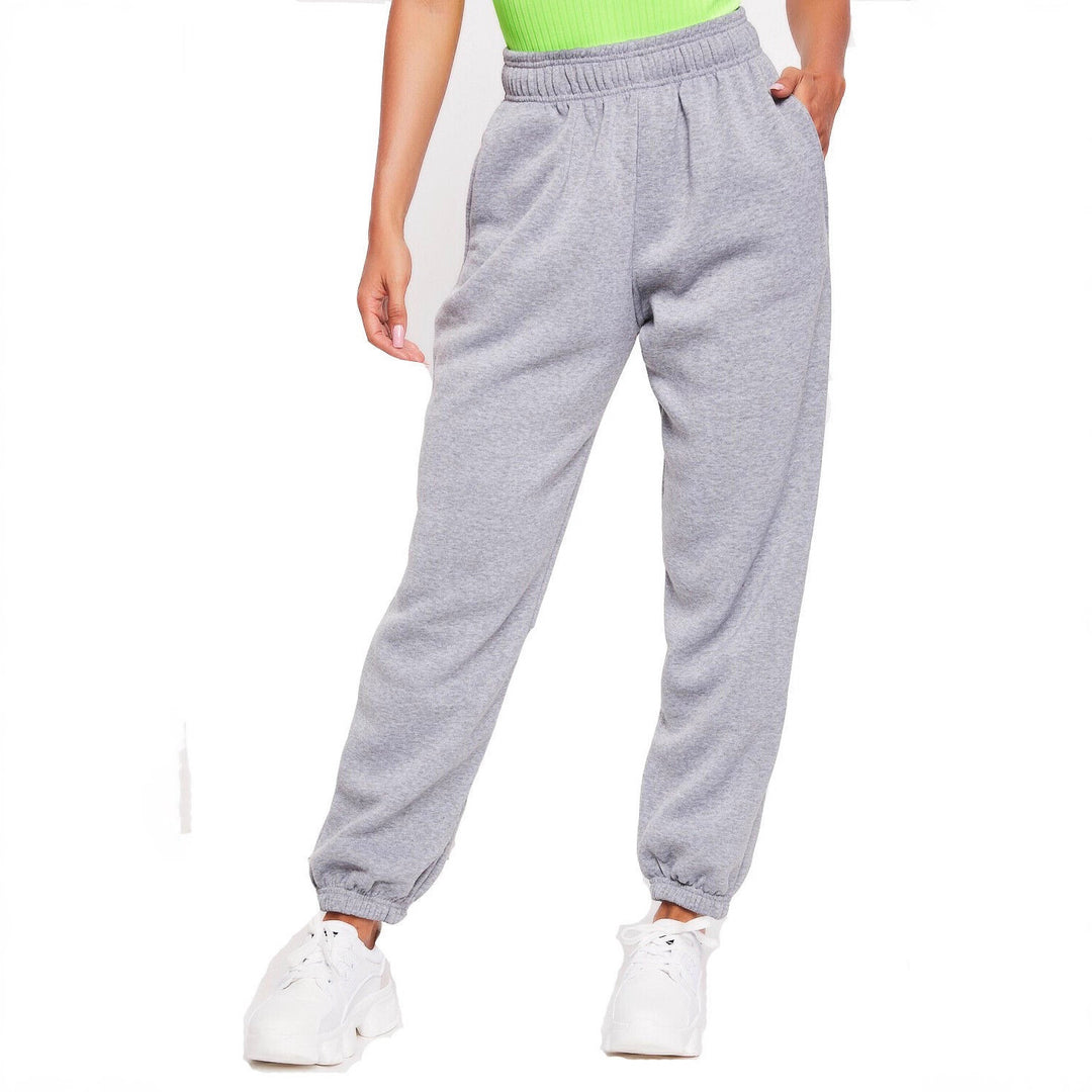 Kvindernes komfortable sweatpants med elastisk talje og manchetter Skovae