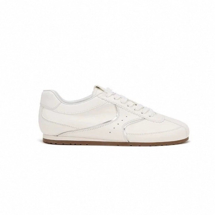 Dame Retro-inspirerede fritids sneakers med blødt læder-overdel Stilla