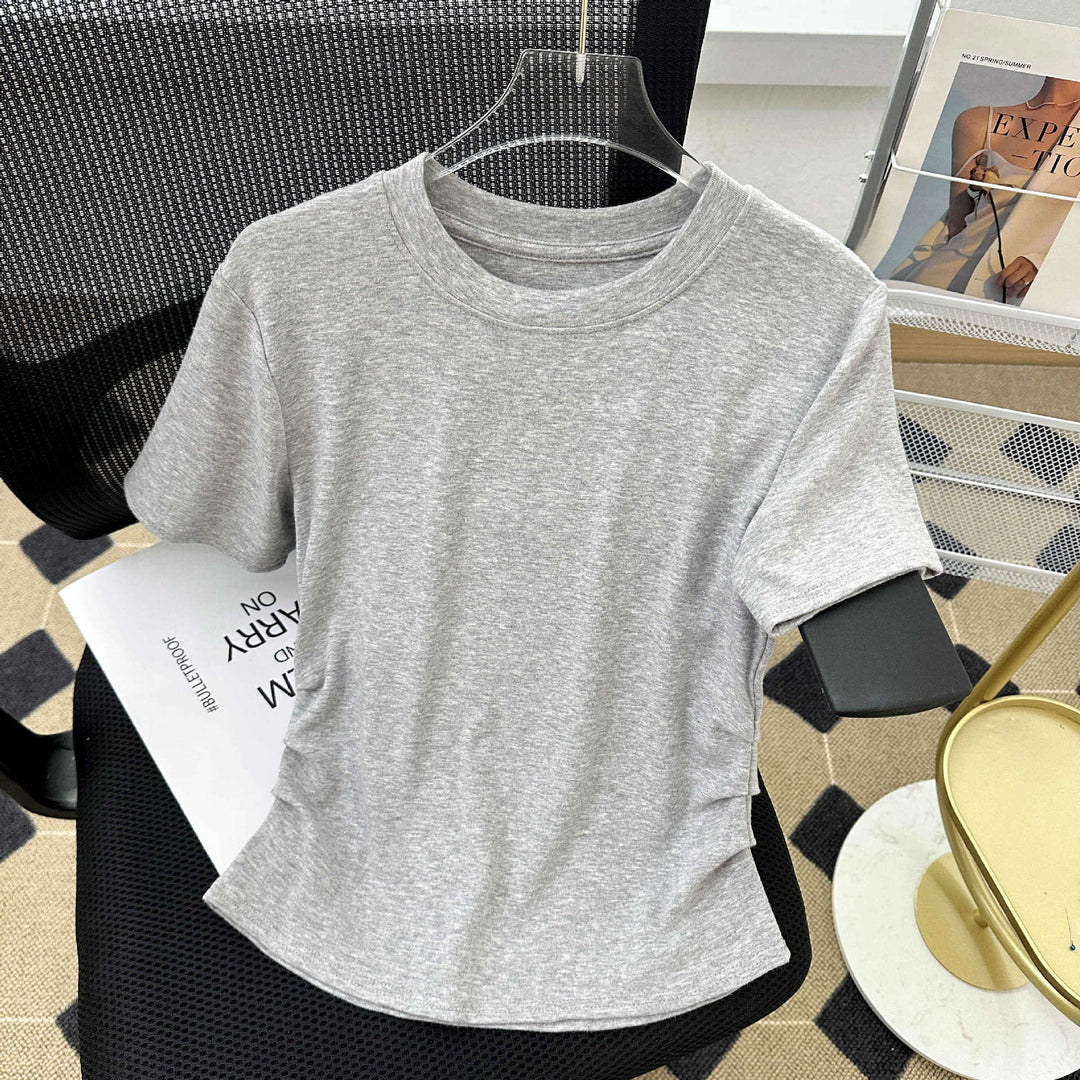 Dame Casual Relaxed Fit Klassisk T-shirt Stilla