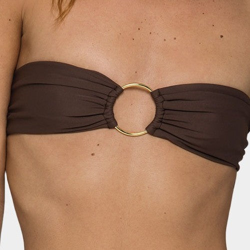 Dame bikini-sæt med charmerende ring-detalje og variable stropper Stilla
