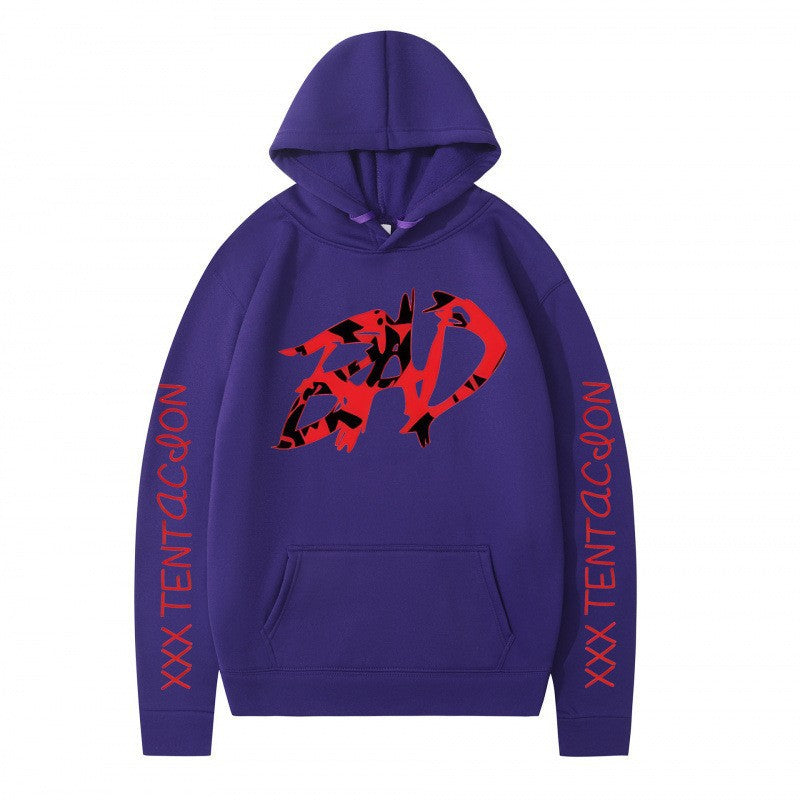 Kvinder hoodie med iøjnefaldende grafisk tryk og afslappet pasform Skovae