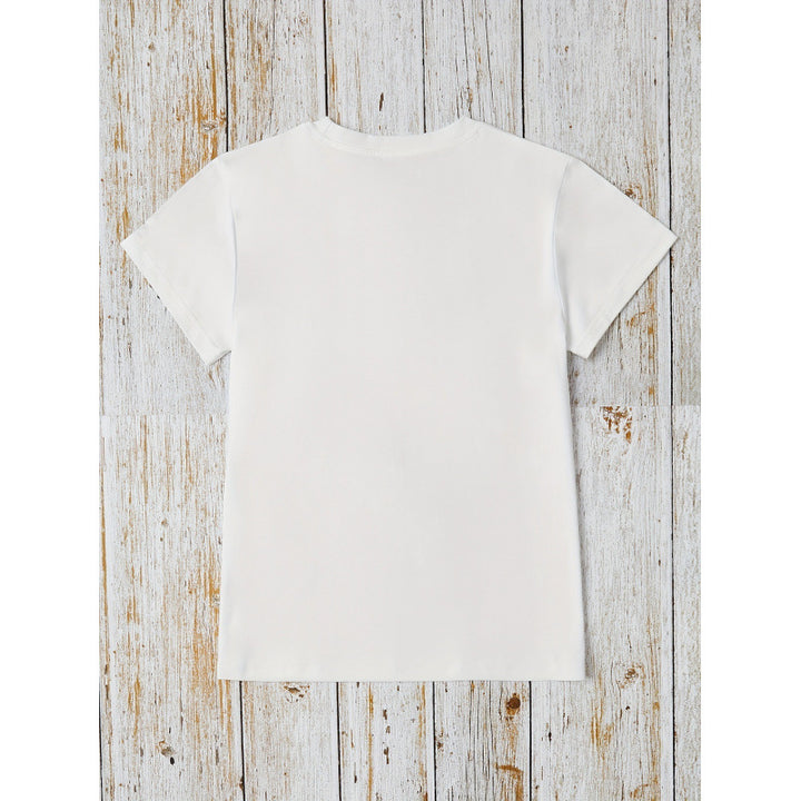 Dame T-shirt med elegant leopardmønster sløjfemotiv Stilla