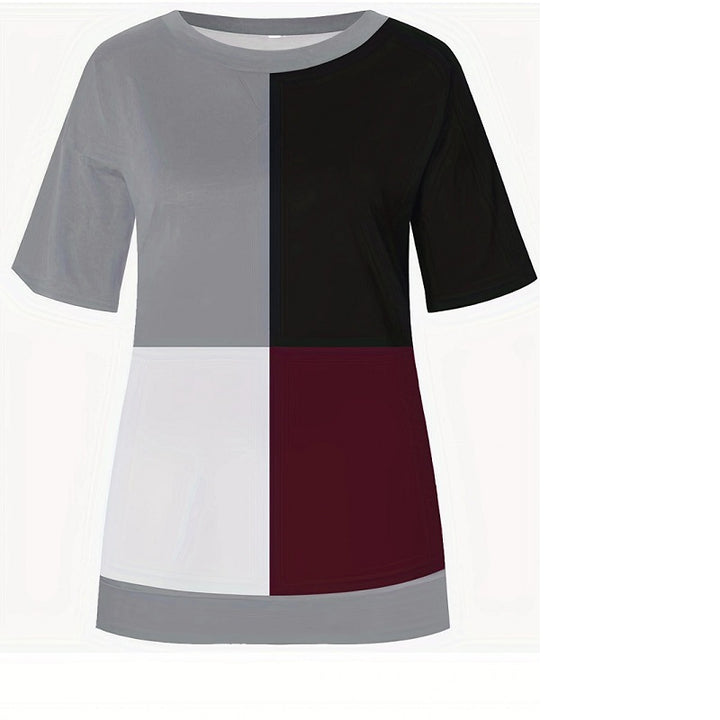 Dame Farvekasse Casual T-Shirt Stilla