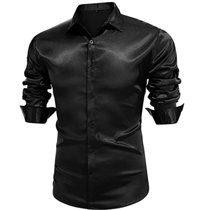Herrer elegant og blank skjorte Stilla