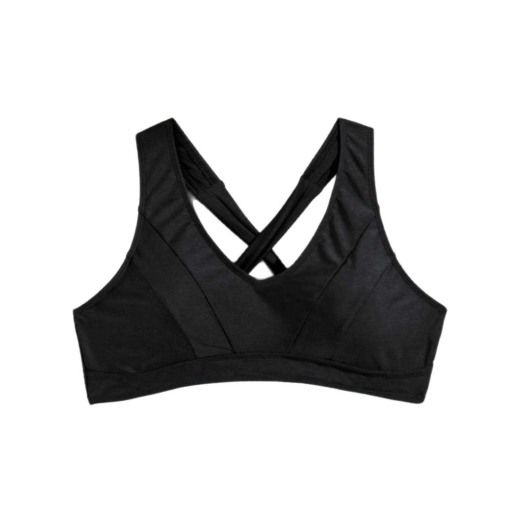 Dame Sport-Bikini-Overdel med elegant rygdesign Skovae