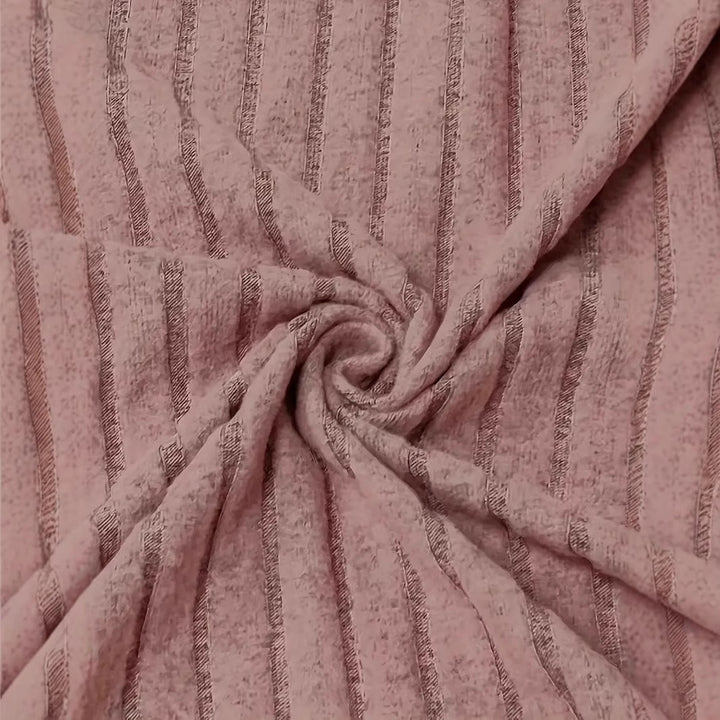 Dame V-hals pullover med blomstrede puffærmer Stilla