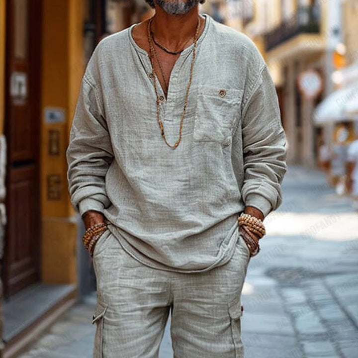Herrer casual linnedragt Stilla