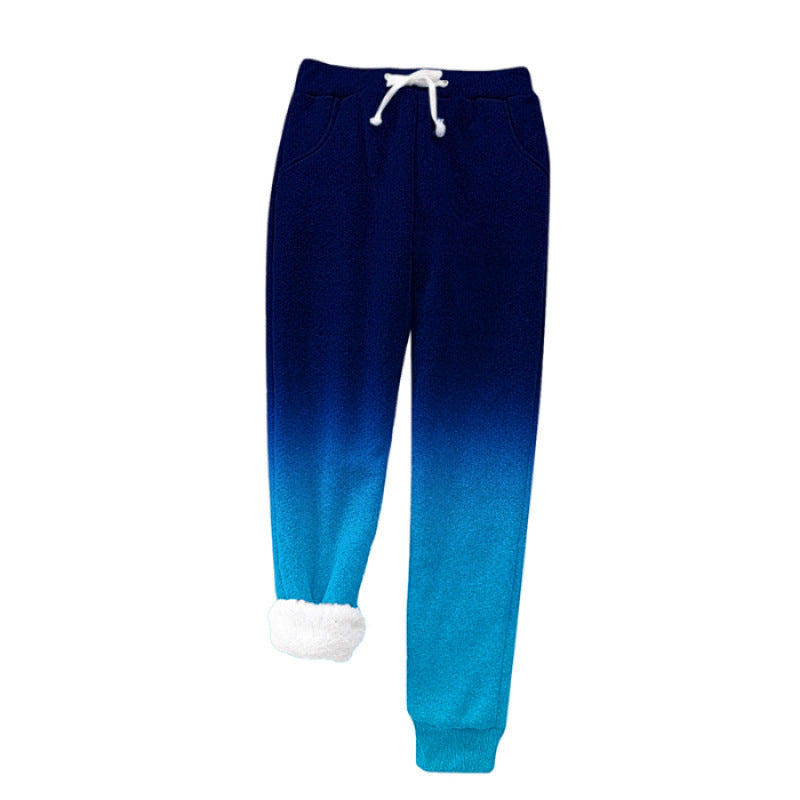 Femme Cozy Fleece-besatte Joggingbukser Stilla