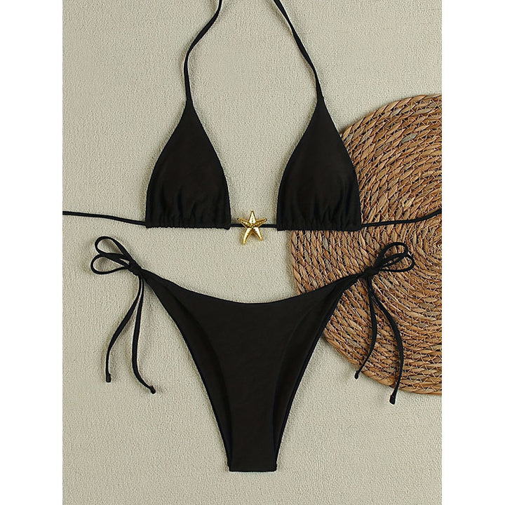 Dame Triangle-Bikini-Sæt Skovae