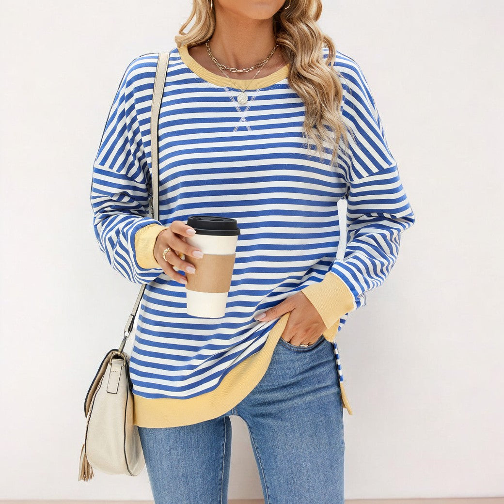 Stilla | Lækkert Stribet Pullover
