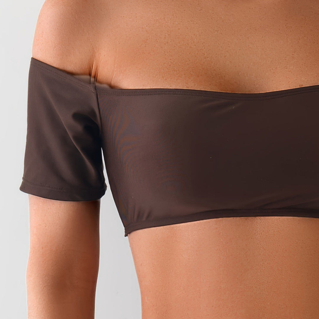 Damer Off-Shoulder Bikini Sæt Stilla