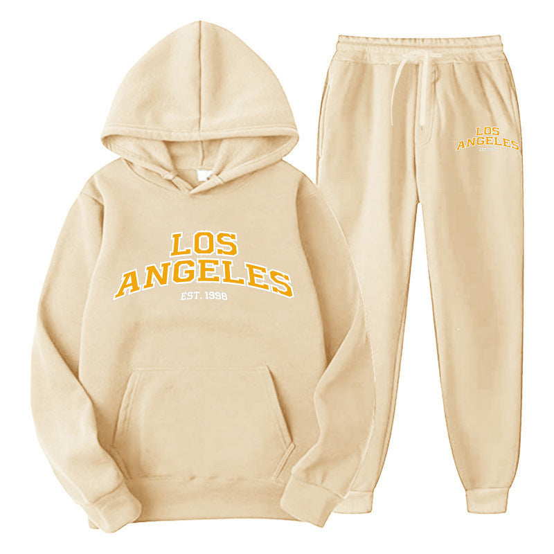 Kvindernes Sporty Hoodie og Joggingbukser Sæt Skovae