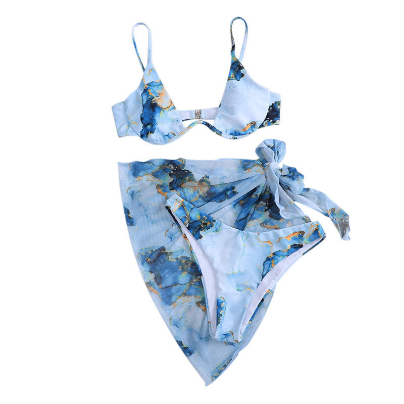 Dame bikini-sæt med forførende snit og elegant indpakningslook Stilla