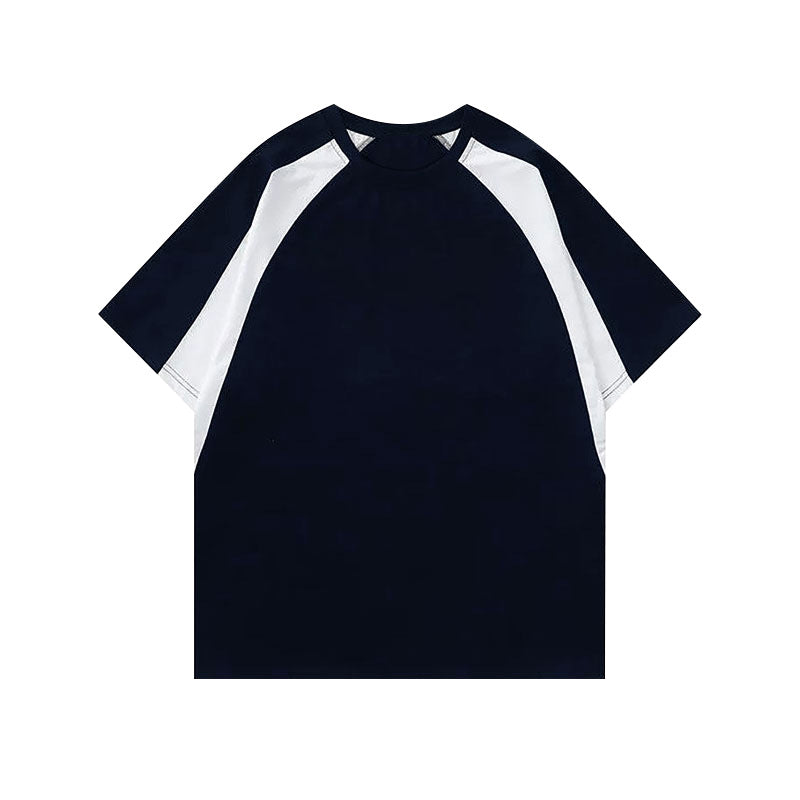 Dame Relaxed Fit Farve-Block T-Shirt Stilla