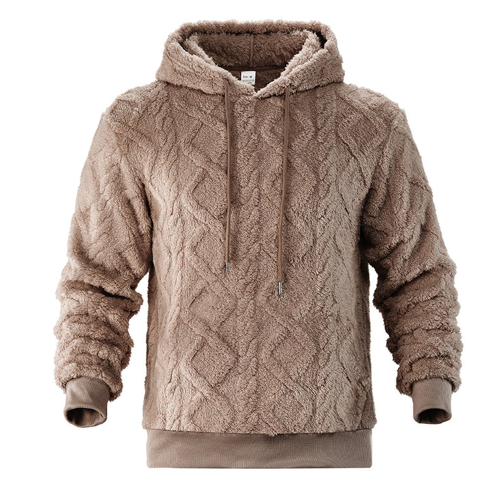 Dame Casual Hoodie i blødt fleece med struktureret design Stilla