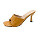 Dame Wedge-Pantoletten med åben tåparti og elegant design Stilla