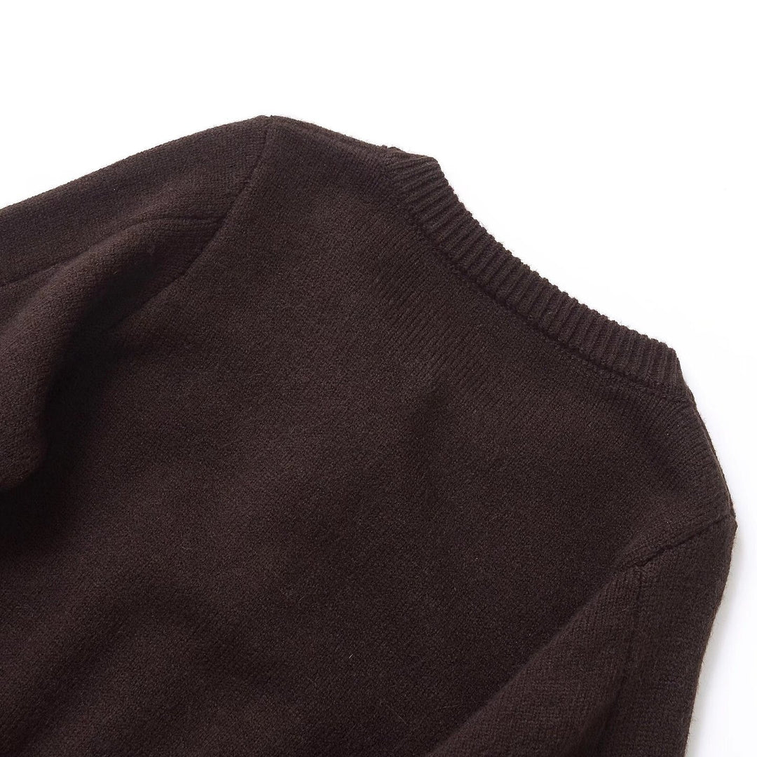 Dame Cropped Strikjakke med Knapdetaljer Stilla