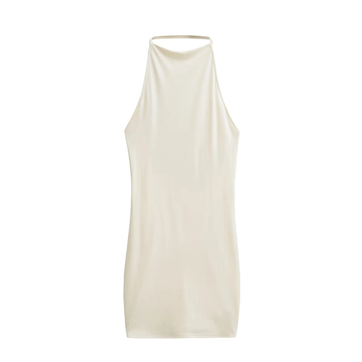 Femme Halterneck Bodycon Mini Kjole Stilla