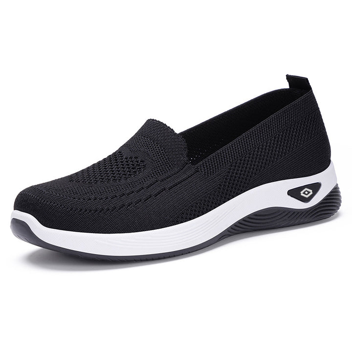 Dame Komfortable Slip-On Sko med elastisk overdel og skridsikker sål Stilla
