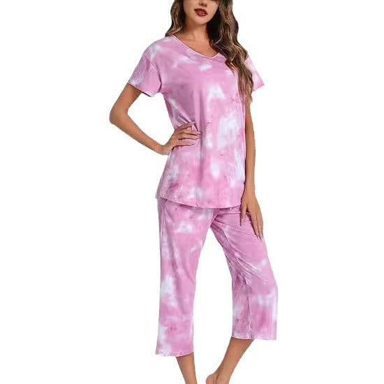Dame pyjamasæt lavet af blødt og åndbart materiale Stilla