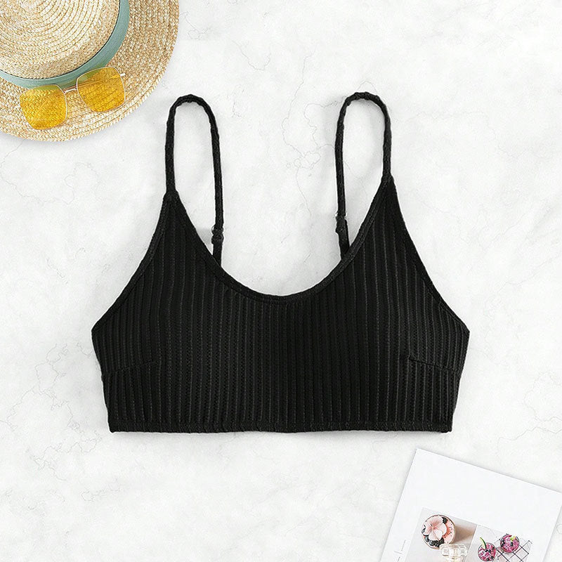 Dame Sømløs Rib-Bralette Stilla
