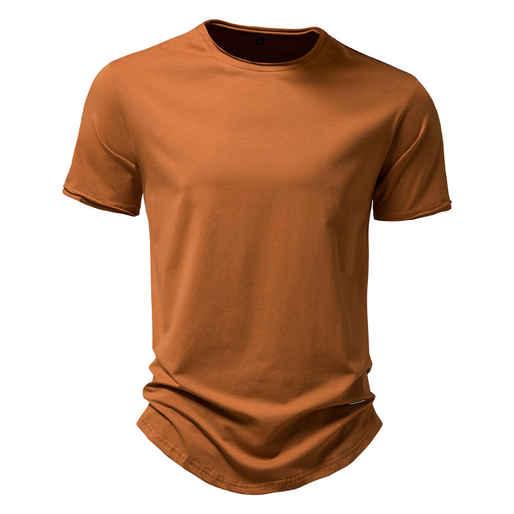 Herre T-shirt lavet af kvalitets, åndbart bomuldsblanding med moderne snit Stilla