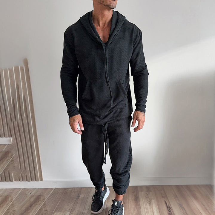 Herrer komfortabel Sweatpants med høj krave Stilla
