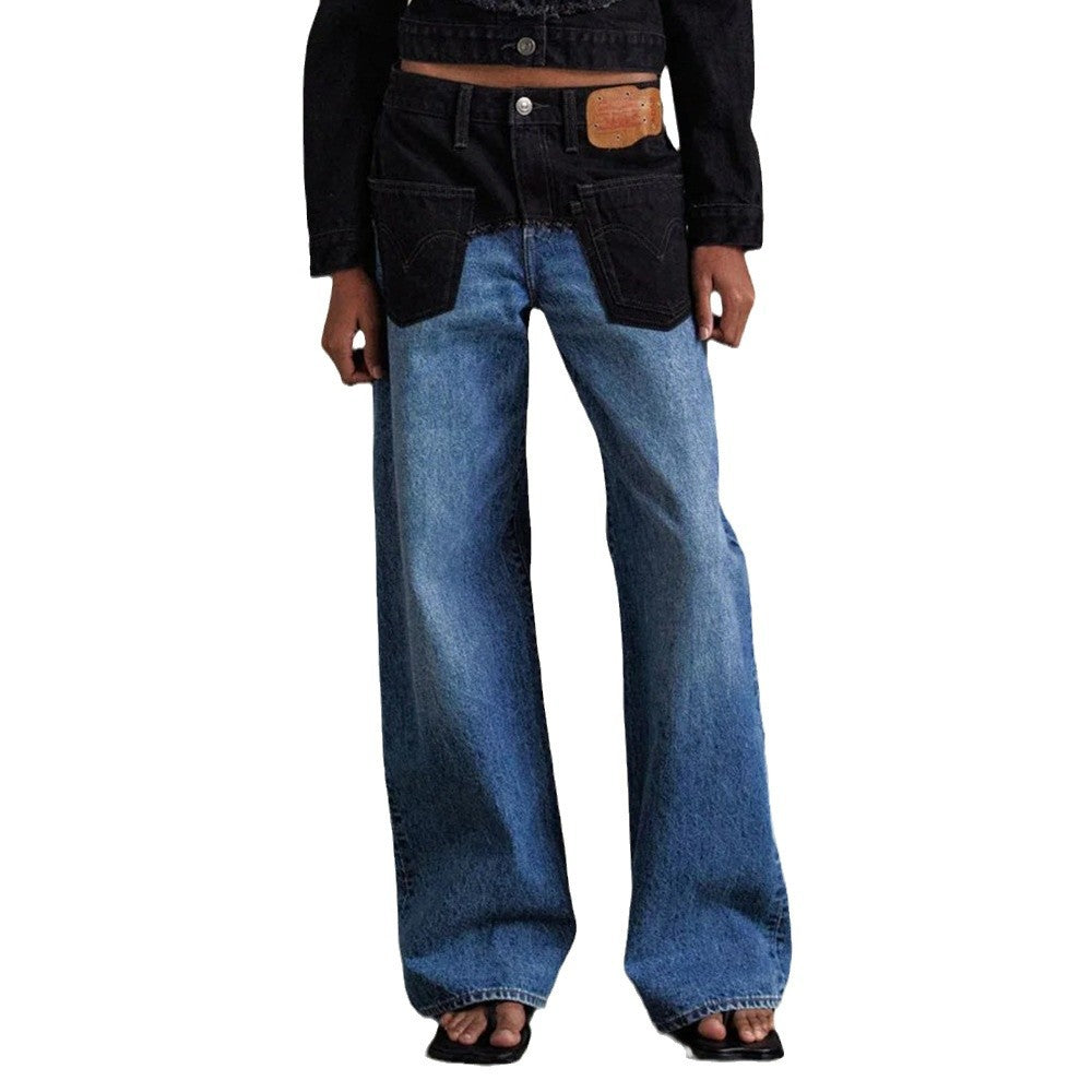 Kvinder Bred Jeans Stilla