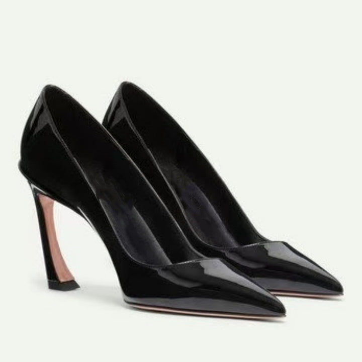 Femme Højglans Spidse Stiletto Pumps Stilla