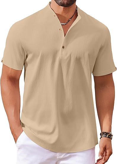 Herrer Kortærmet Knappen skjorte Polo-Shirt Stilla