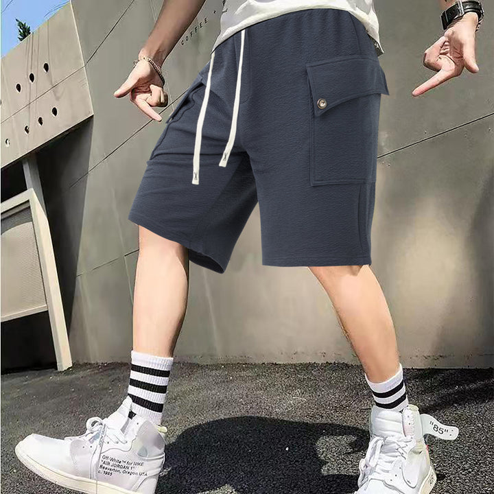 Herre Cargo-Shorts med bred pasform og praktiske lommer Stilla