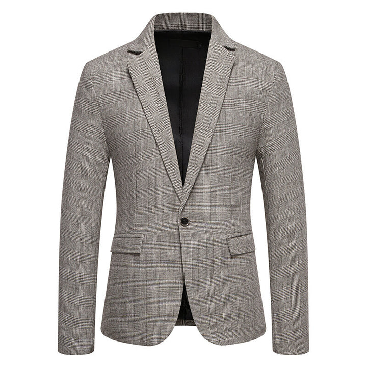 Herren skræddersyet houndstooth mønster blazer Stilla