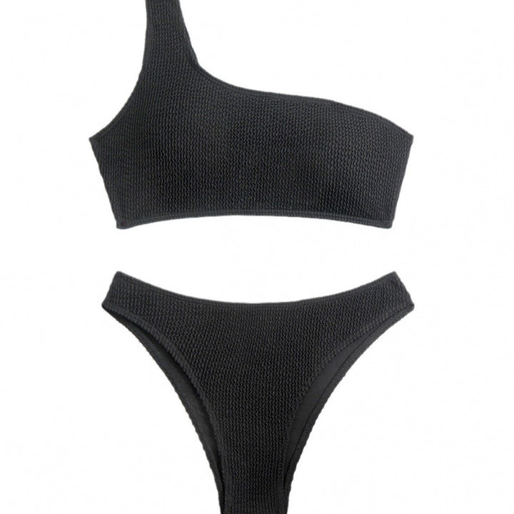 Dame En-sidet Bikini med struktureret overflade Skovae