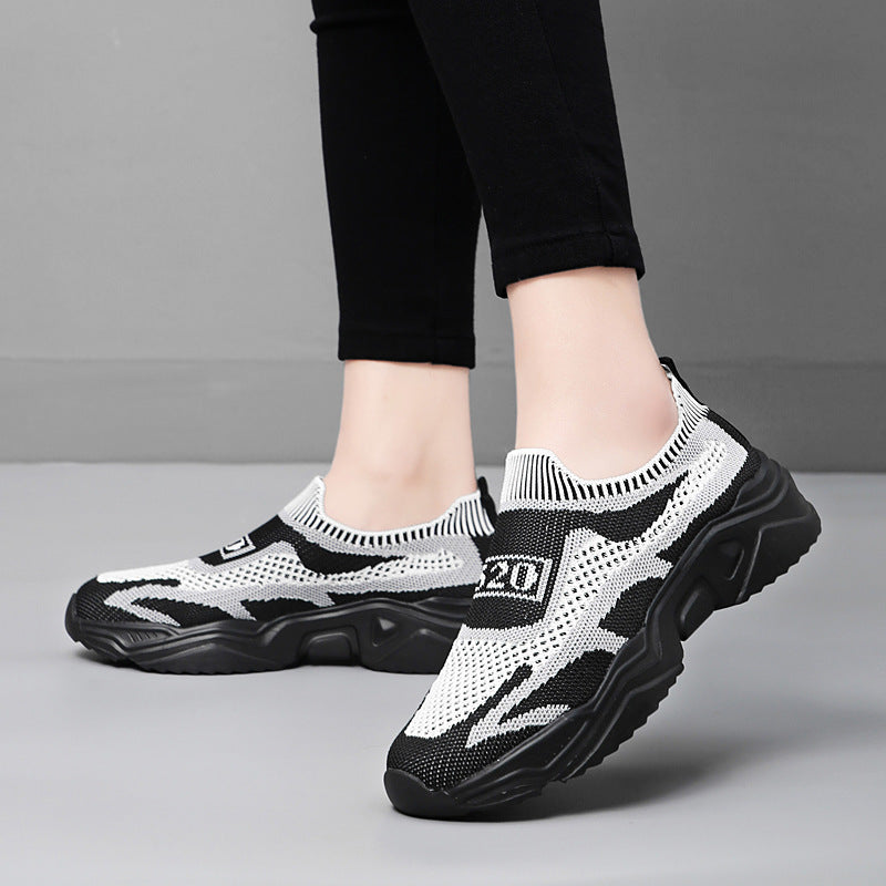 Dame Slip-On Mesh Sneakers med forbedret åndbarhed og komfort Stilla