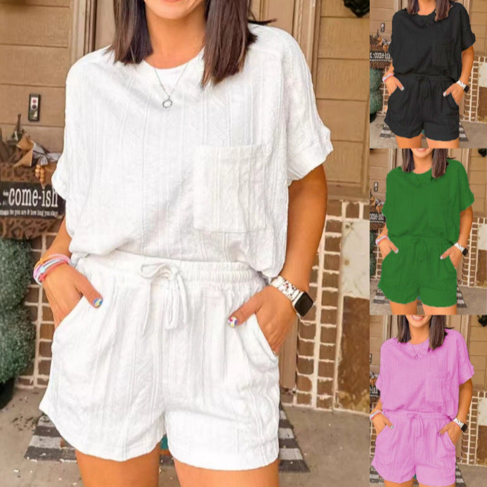Femme Casual To-delt Overall-Sæt Stilla