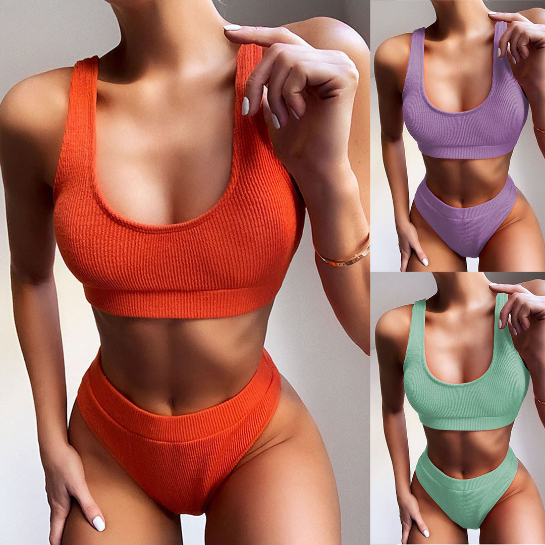 Dame Rip-High-Cut Bikini Set Stilla