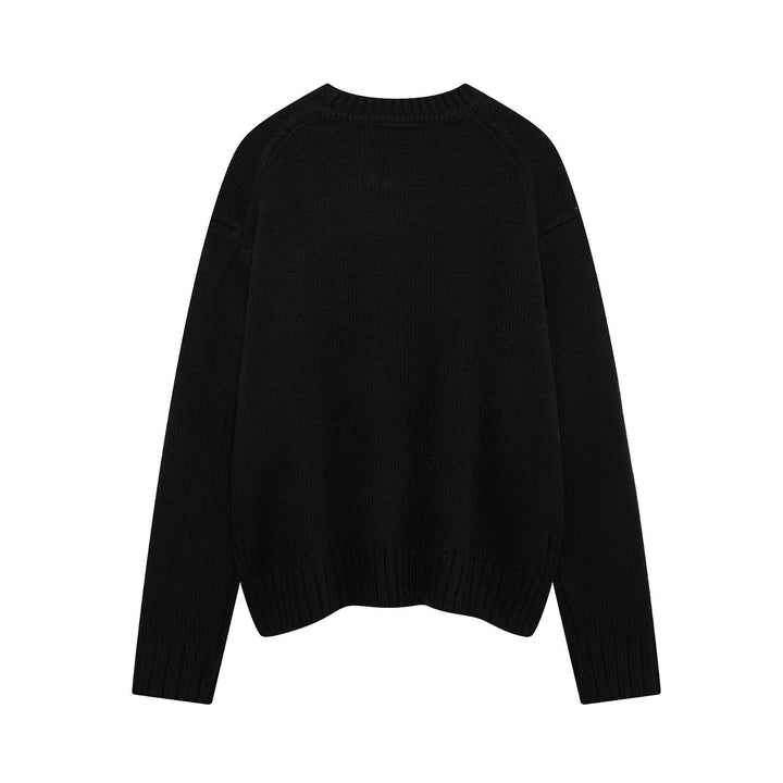 Femme Ribbede strikpullover Stilla
