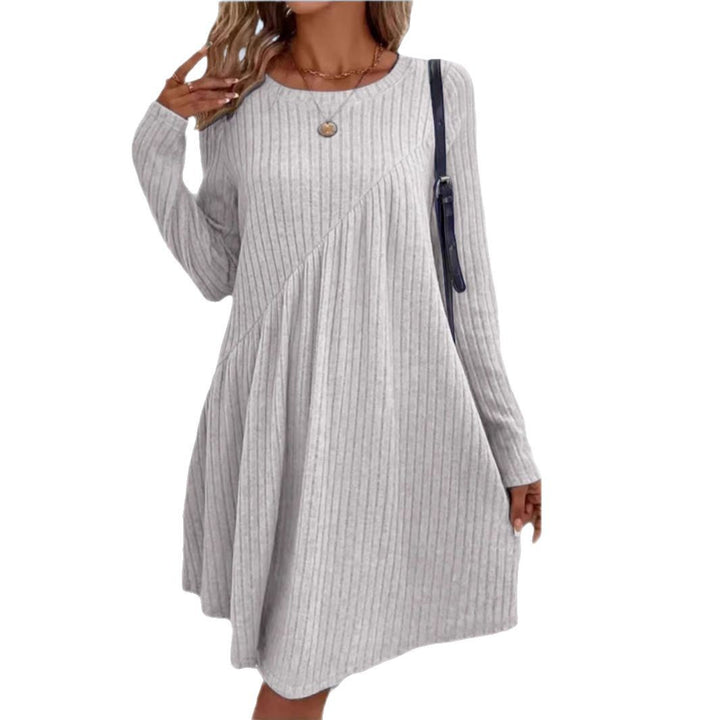 Femme Langærmet-Rib-Mini-Slyngekjole Stilla