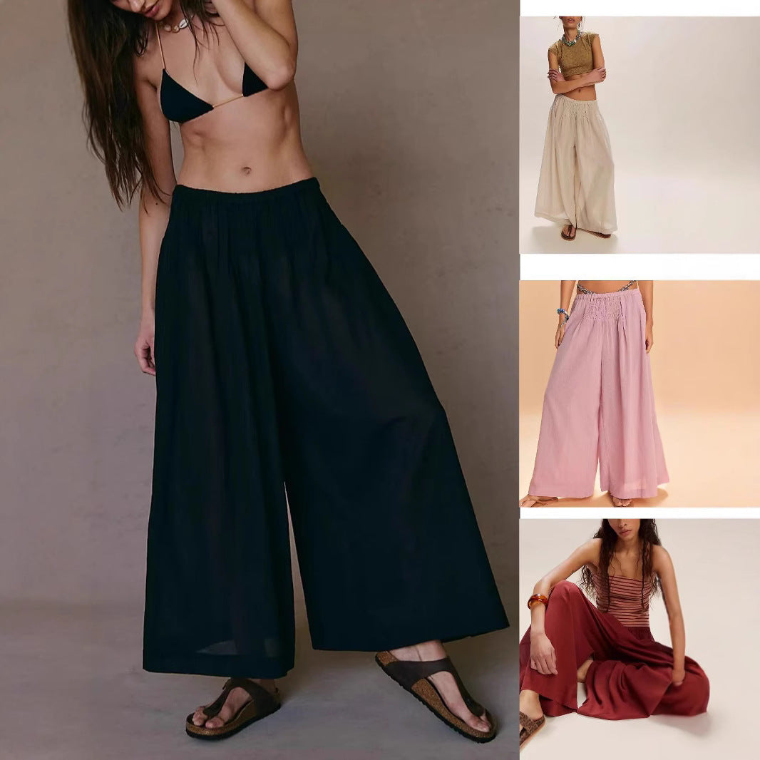Dame Lettere og åndbare Culottes med elastisk talje Stilla