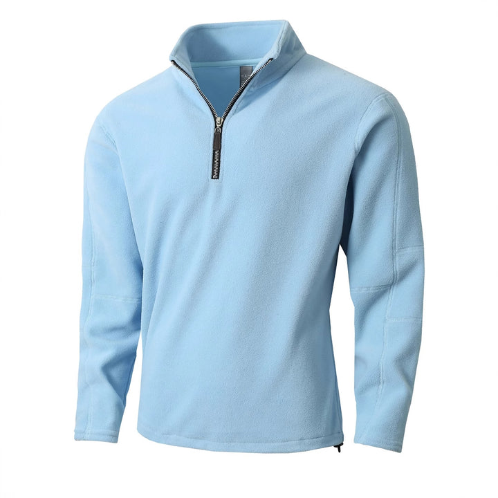 Herrer Fleece Pullover med høj krave Stilla