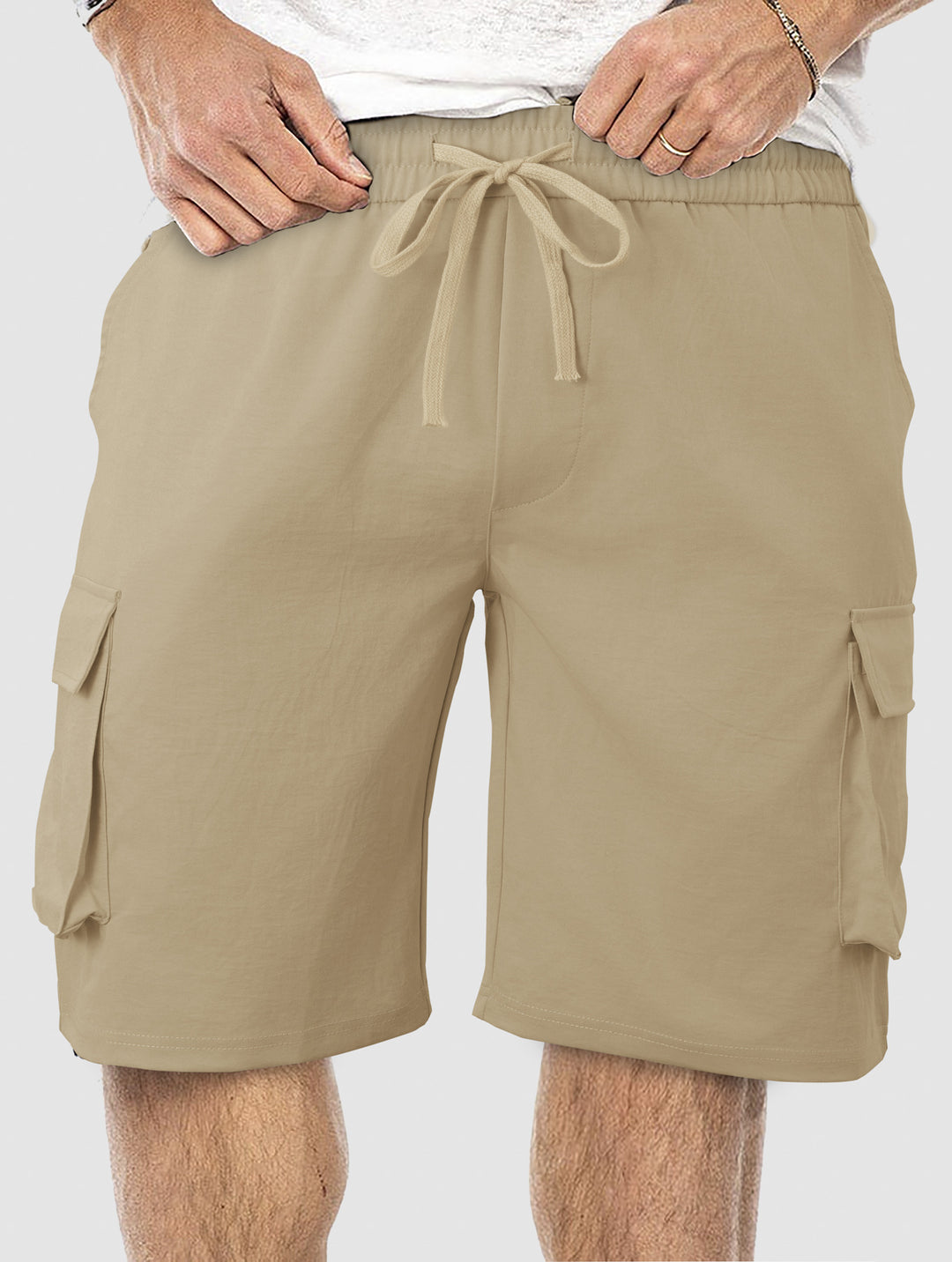 Herre Cargo Shorts med praktiske sidelommer og justerbar talje Stilla