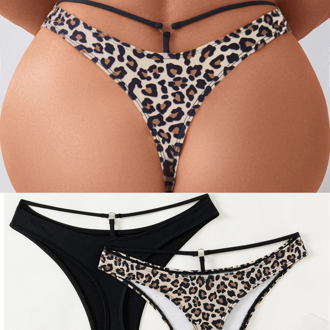 Damer Højskåret Bikini med sidebindebånd Skovae