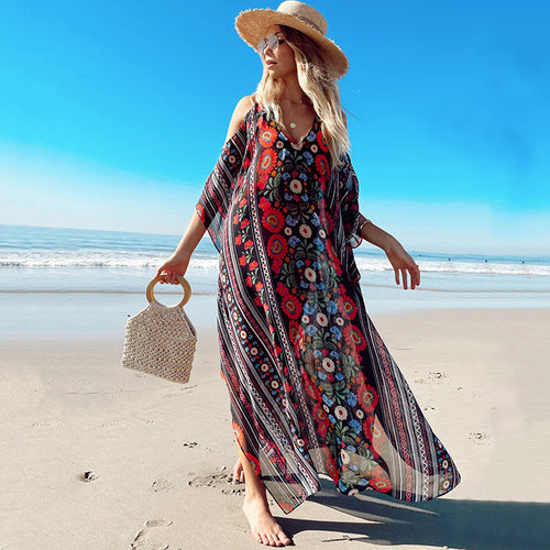 Dame sommerkjole i boho stil Stilla