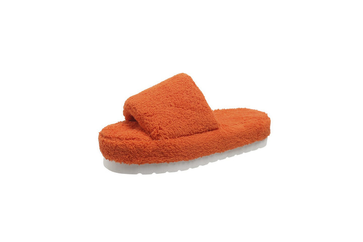 Dame Fluffy Wellness-Slippers med skridsikker sål og komfortabelt indlæg Stilla