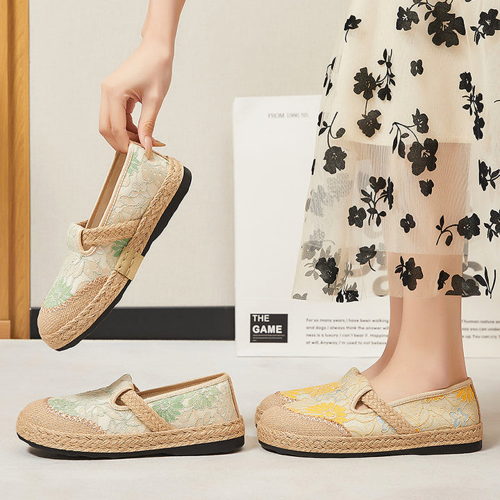 Dame Bekvemme og elegante Espadrillos med floralt mønster Stilla