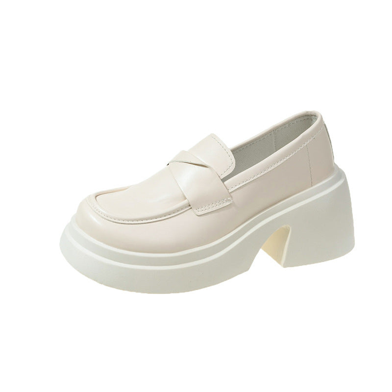 Dame Chunky Loafers med dekorativ rem og komfortabel blokhæl Stilla
