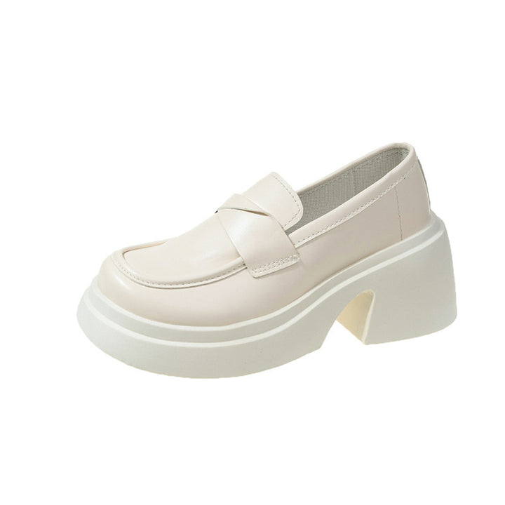 Dame Chunky Loafers med dekorativ rem og komfortabel blokhæl Stilla